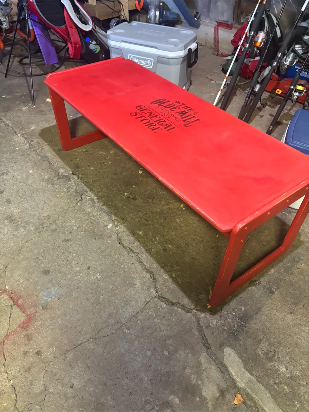 The Olde Mill General Store Red coffee table thumbnail