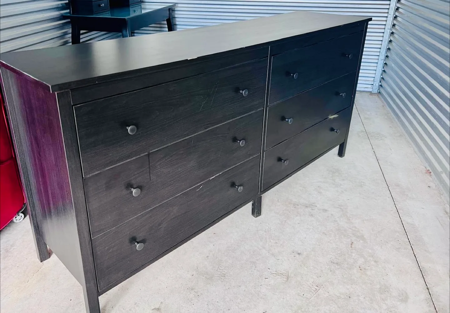IKEA Hemnes Black-Brown 6-Drawer Dresser thumbnail