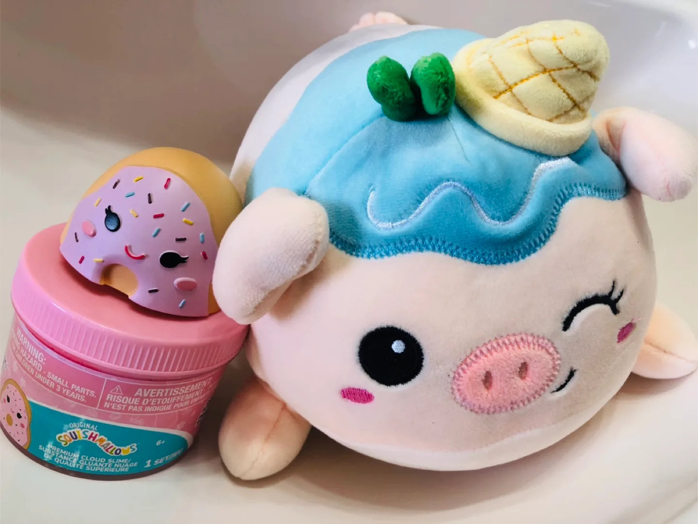 NEW Squishmallows Premium Cloud Slime & Plush thumbnail