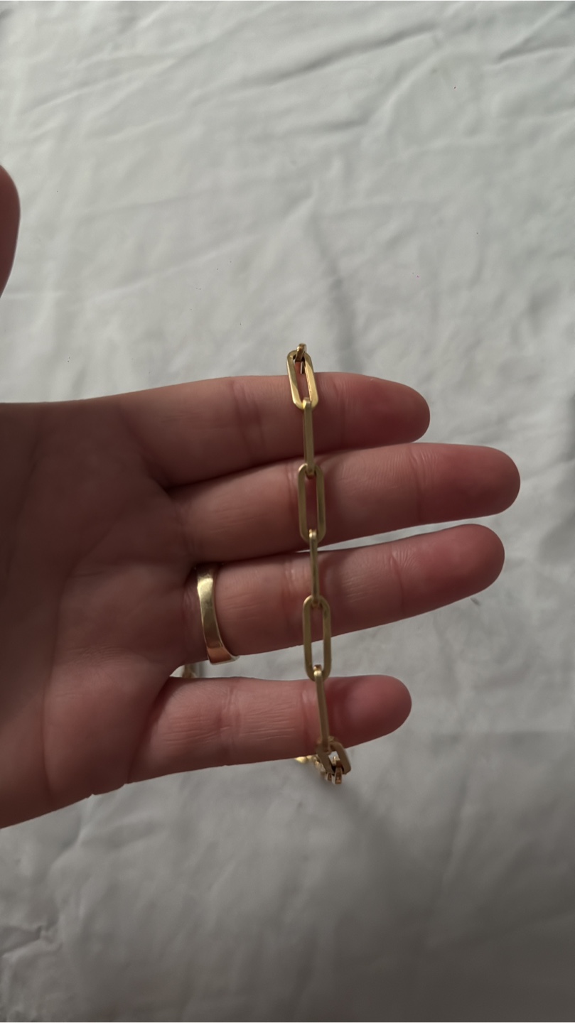 Gold Chain Link Necklace(10kt italy) - photo 2