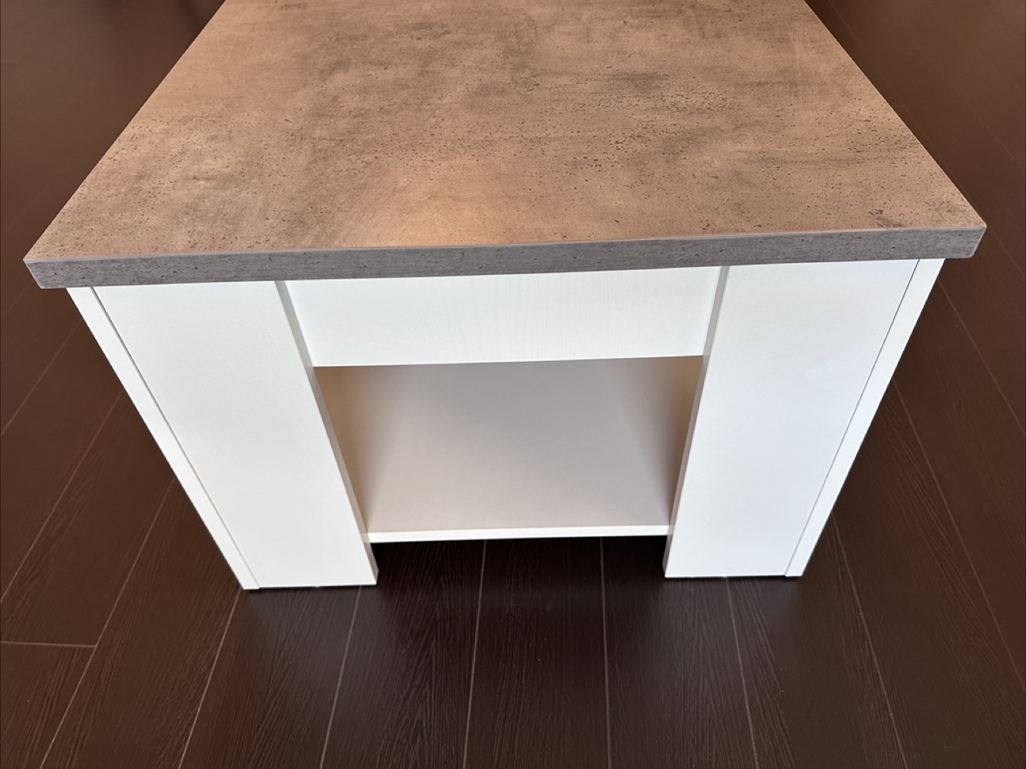 Modern Concrete-Look Coffee Table - photo 3