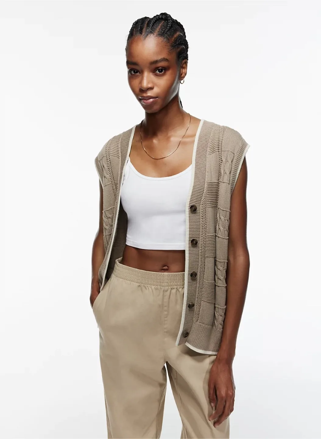 Aritzia TNA Rochester Sweater Vest thumbnail