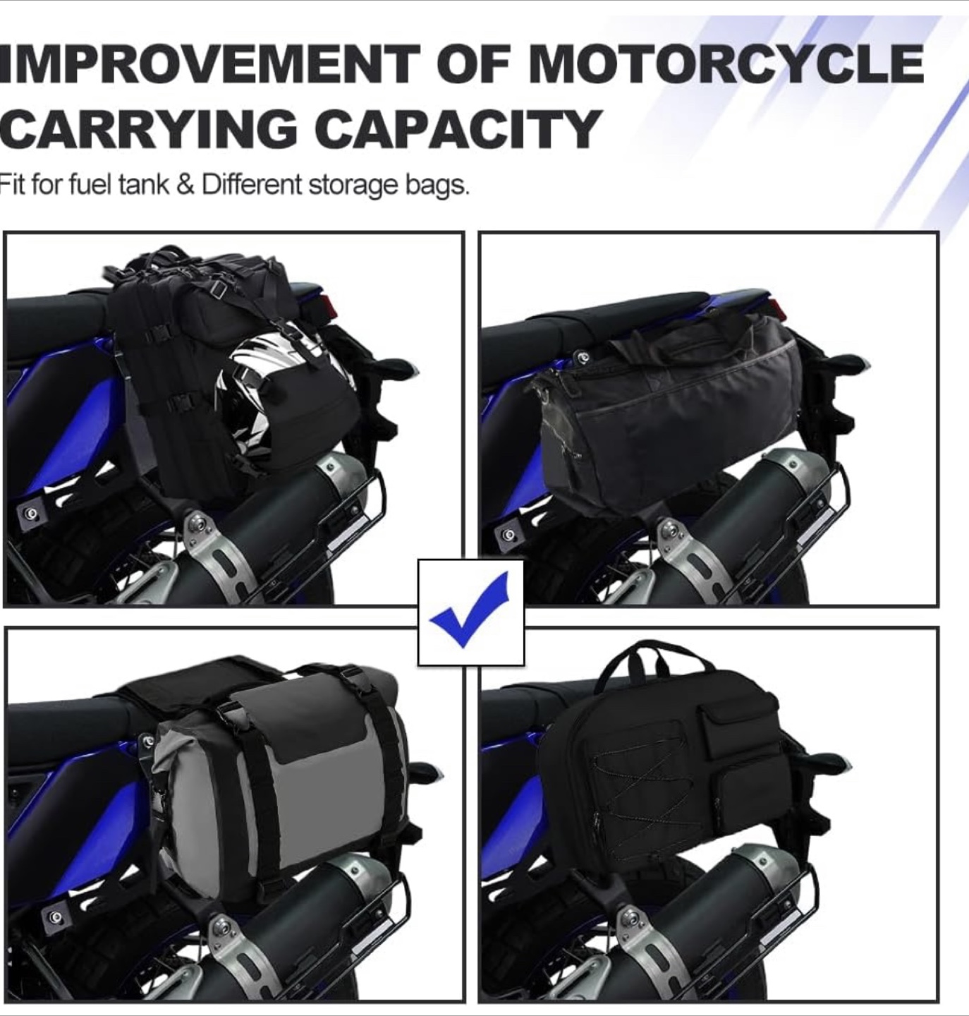 Mantt Saddlebag Support Racks for Tiger 850/900 - photo 4