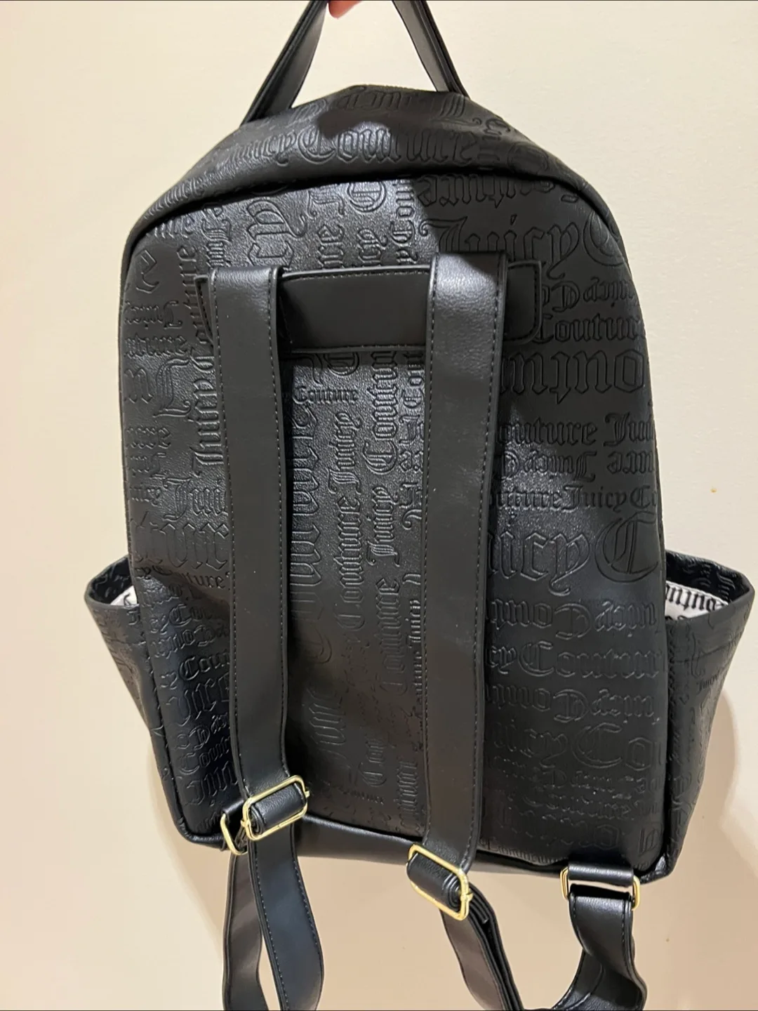 Juicy Couture Black Embossed Backpack image indicator(2)