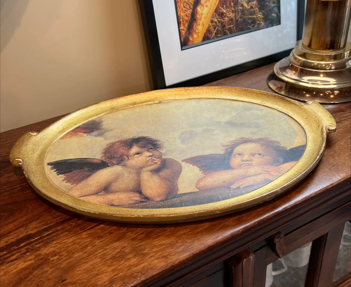 Vintage Italian Serving Tray/Decor thumbnail