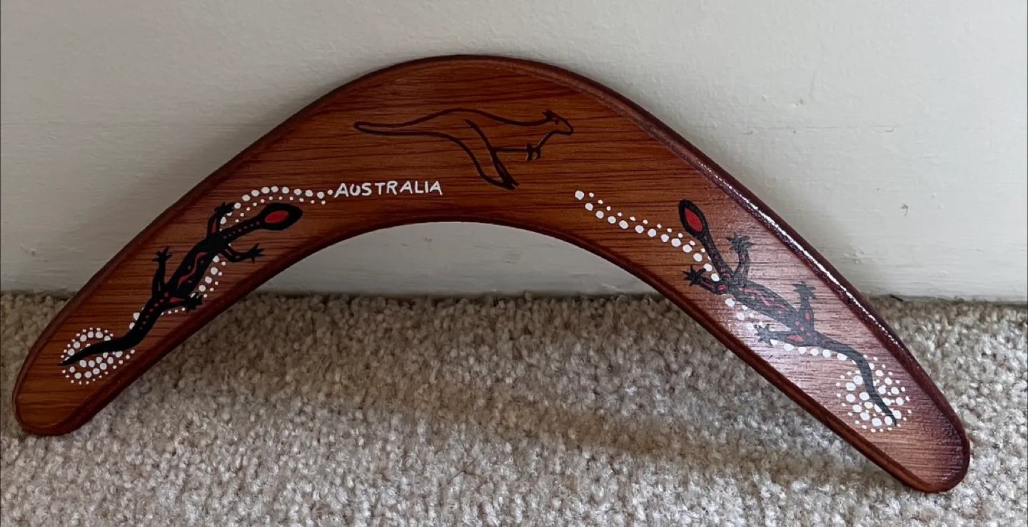 Handmade Australian Boomerang thumbnail
