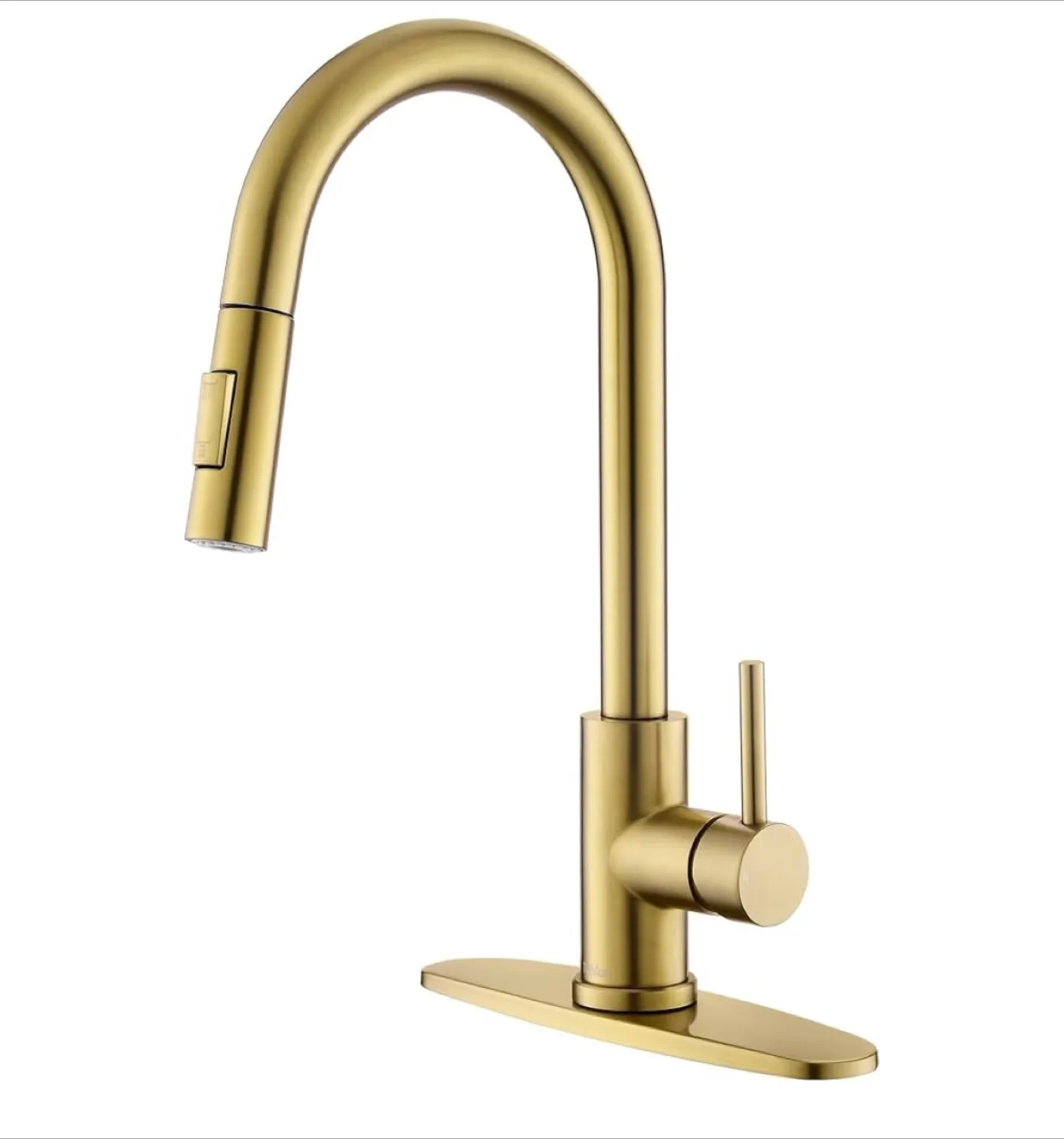Tohlar Pull Down Kitchen Faucet - Gold thumbnail