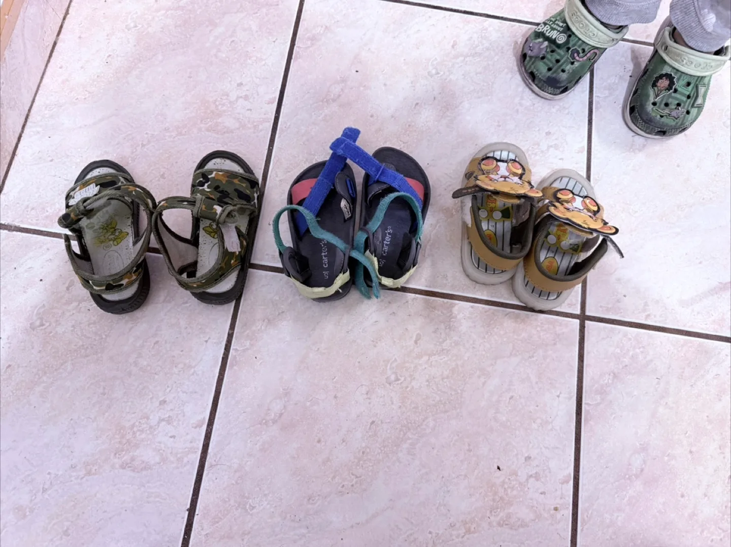 Kids Sandals Bundle - Carter's & Crocs thumbnail