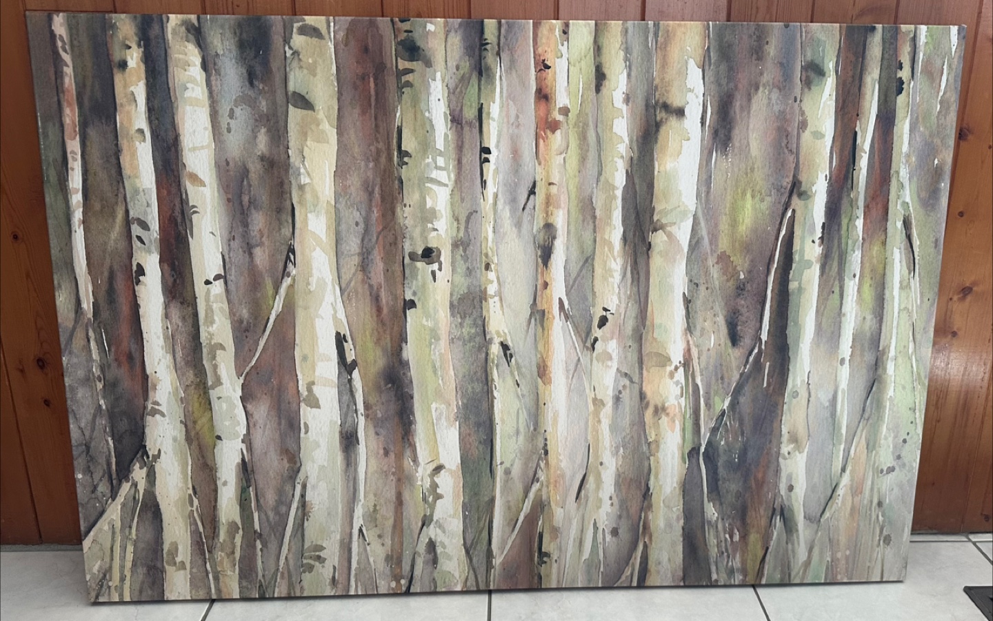 Birch Tree Canvas  Painting