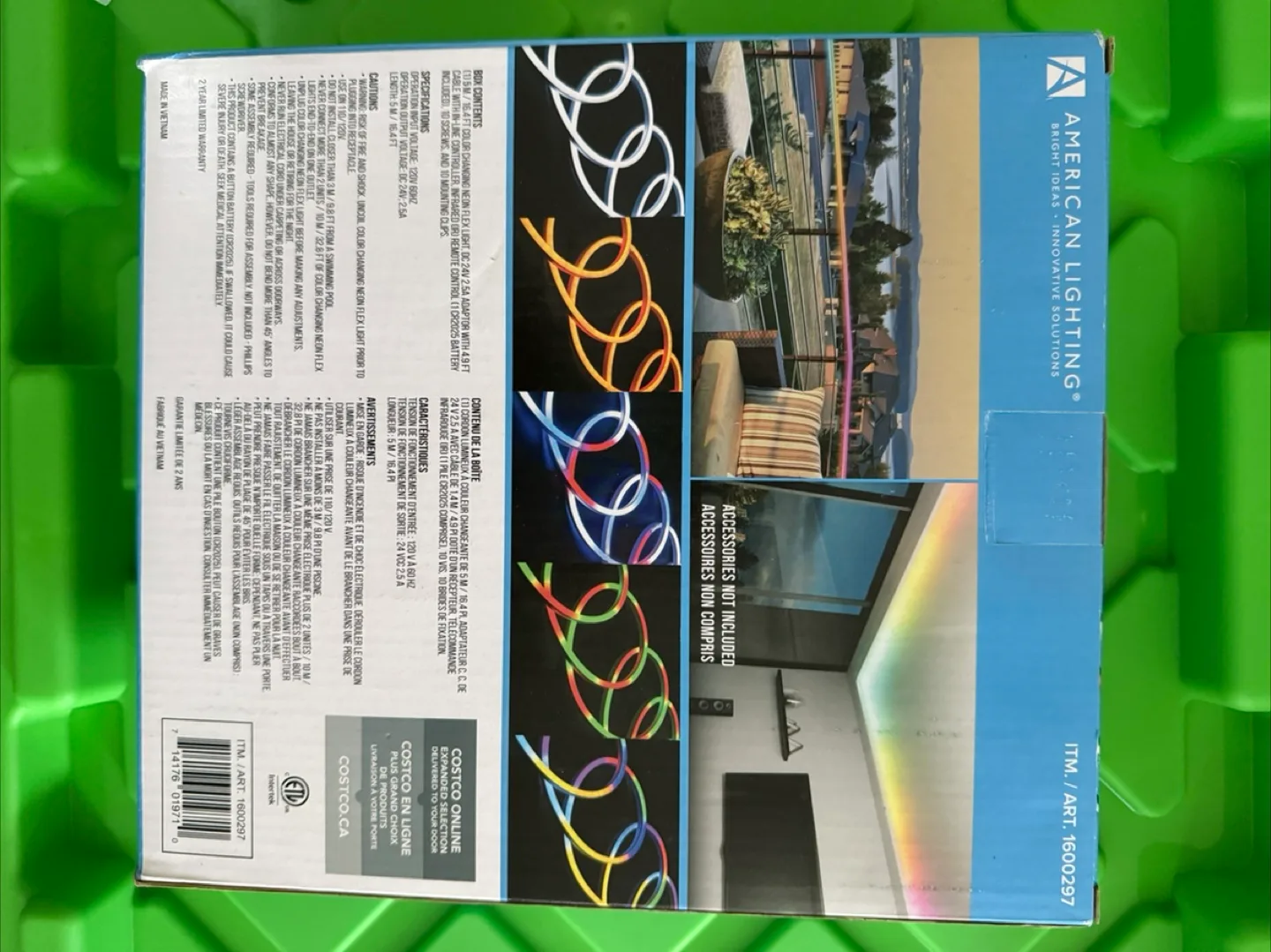Color Changing Neon Flex Light 2 sets thumbnail