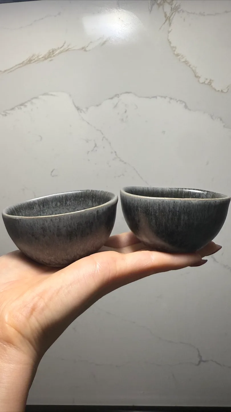 Two Small ceramic cups thumbnail