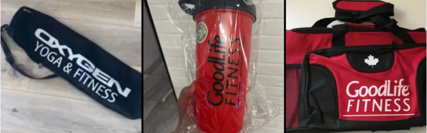Fitness Yoga Bag, Shaker Bottle, Gym Bag thumbnail