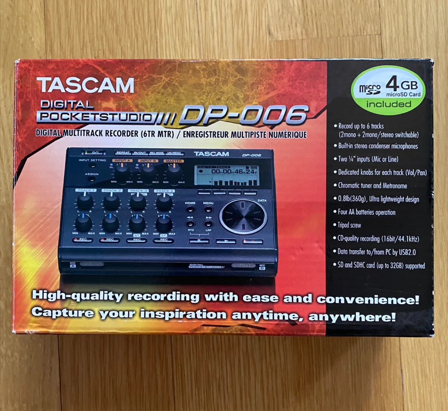 Tascam DP-006 6 Track Multitrack Recorder thumbnail