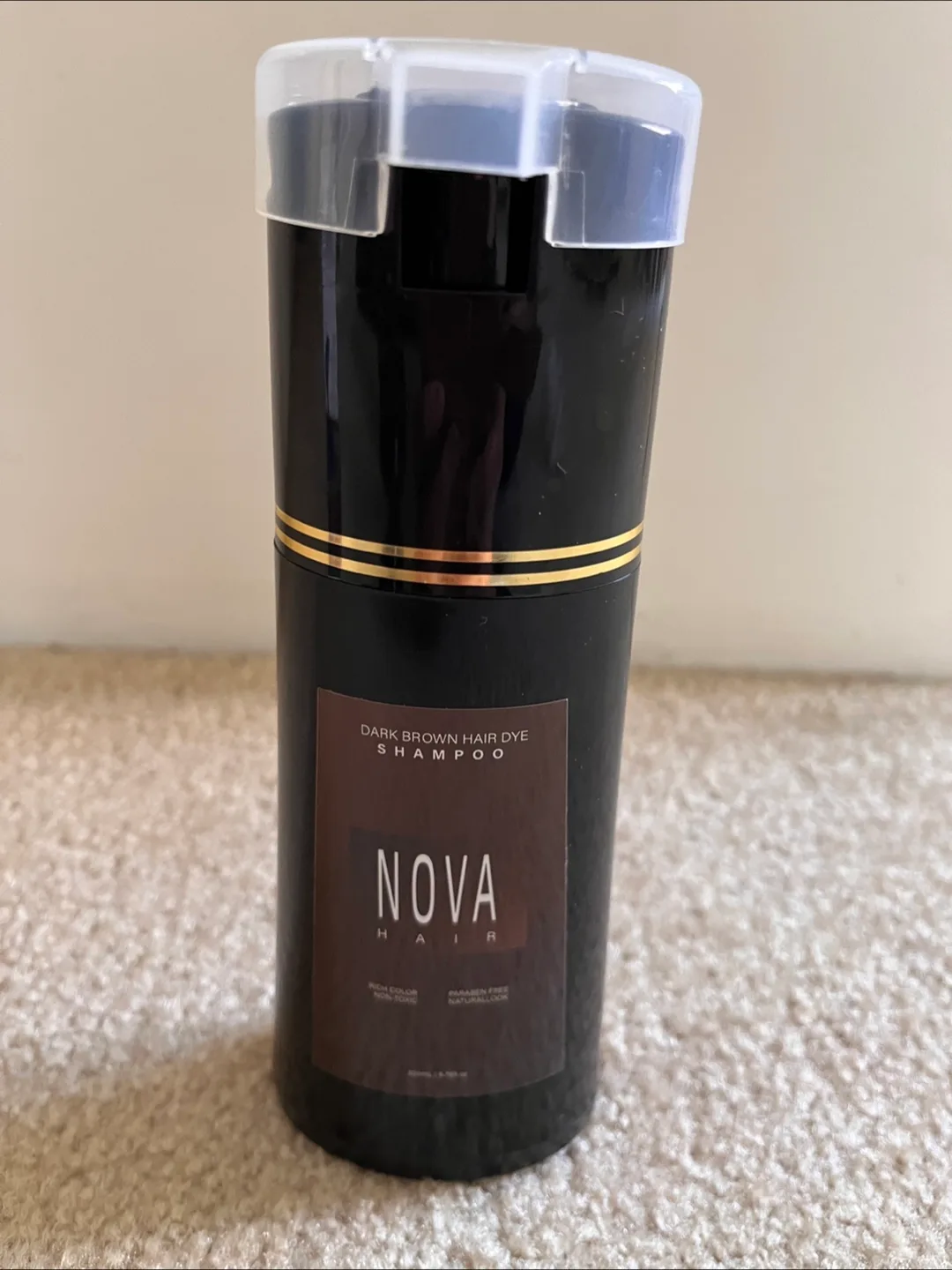 Nova Hair Dark Brown Hair Dye Shampoo image indicator(4)