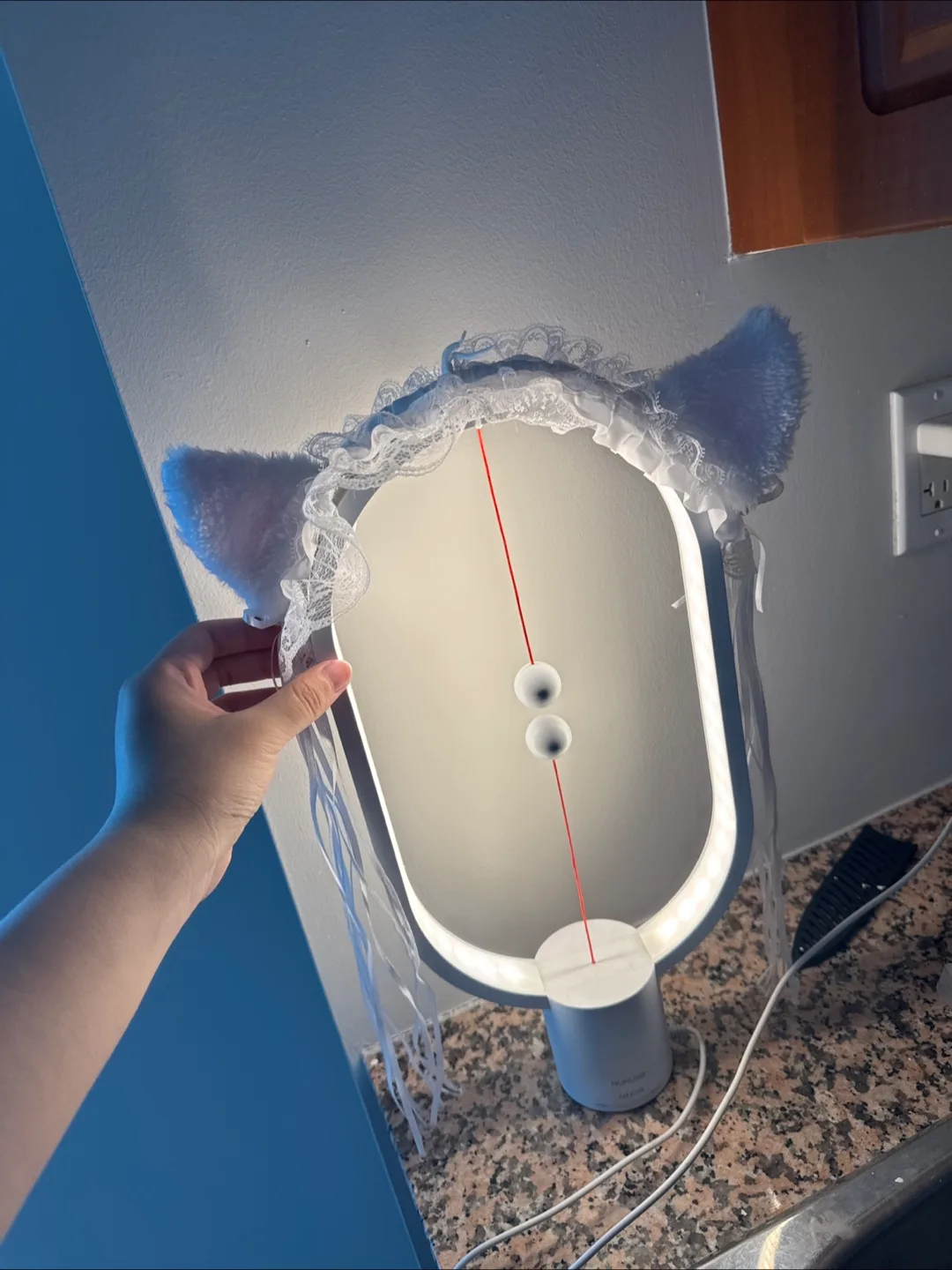 Cat Ear Headband light thumbnail
