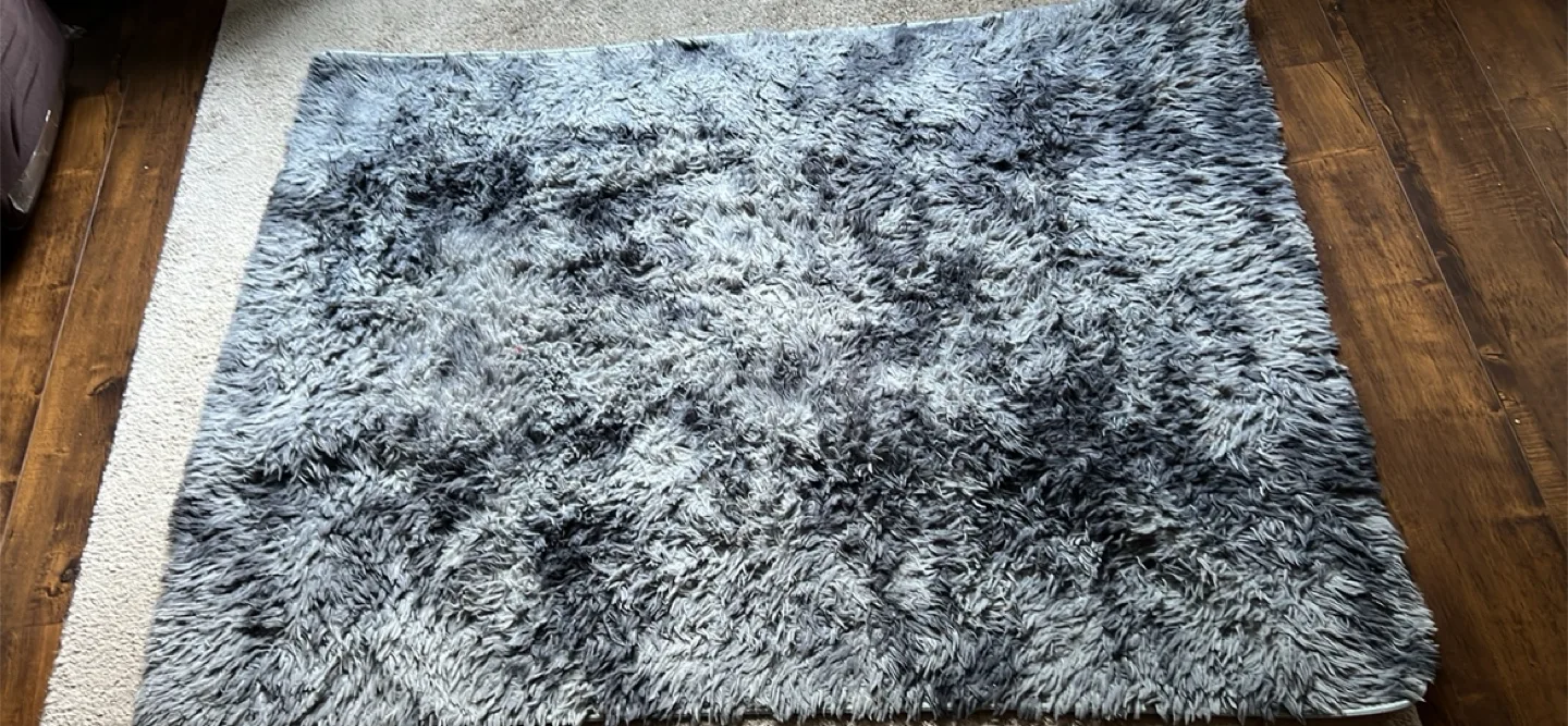 Grey Shag Rug thumbnail