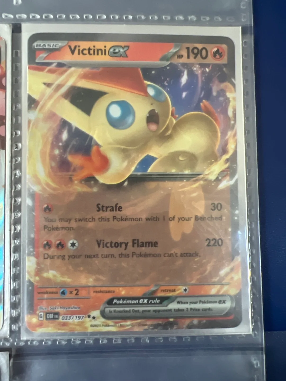 Pokémon Victini EX Card thumbnail