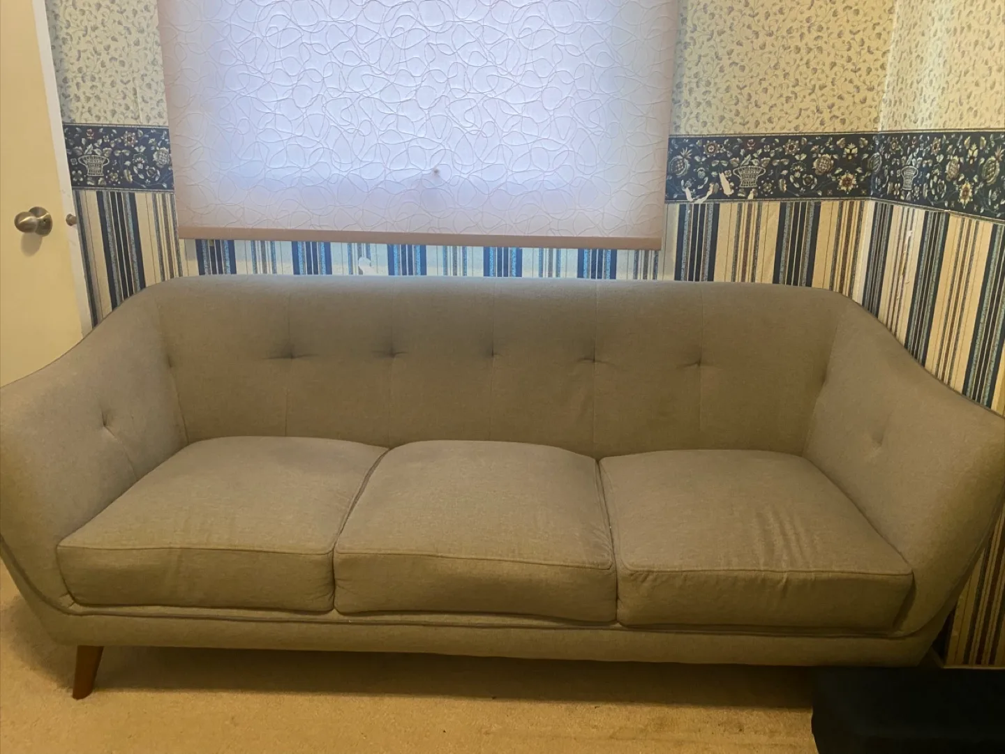 Three Seater Sofa - Light Gray thumbnail