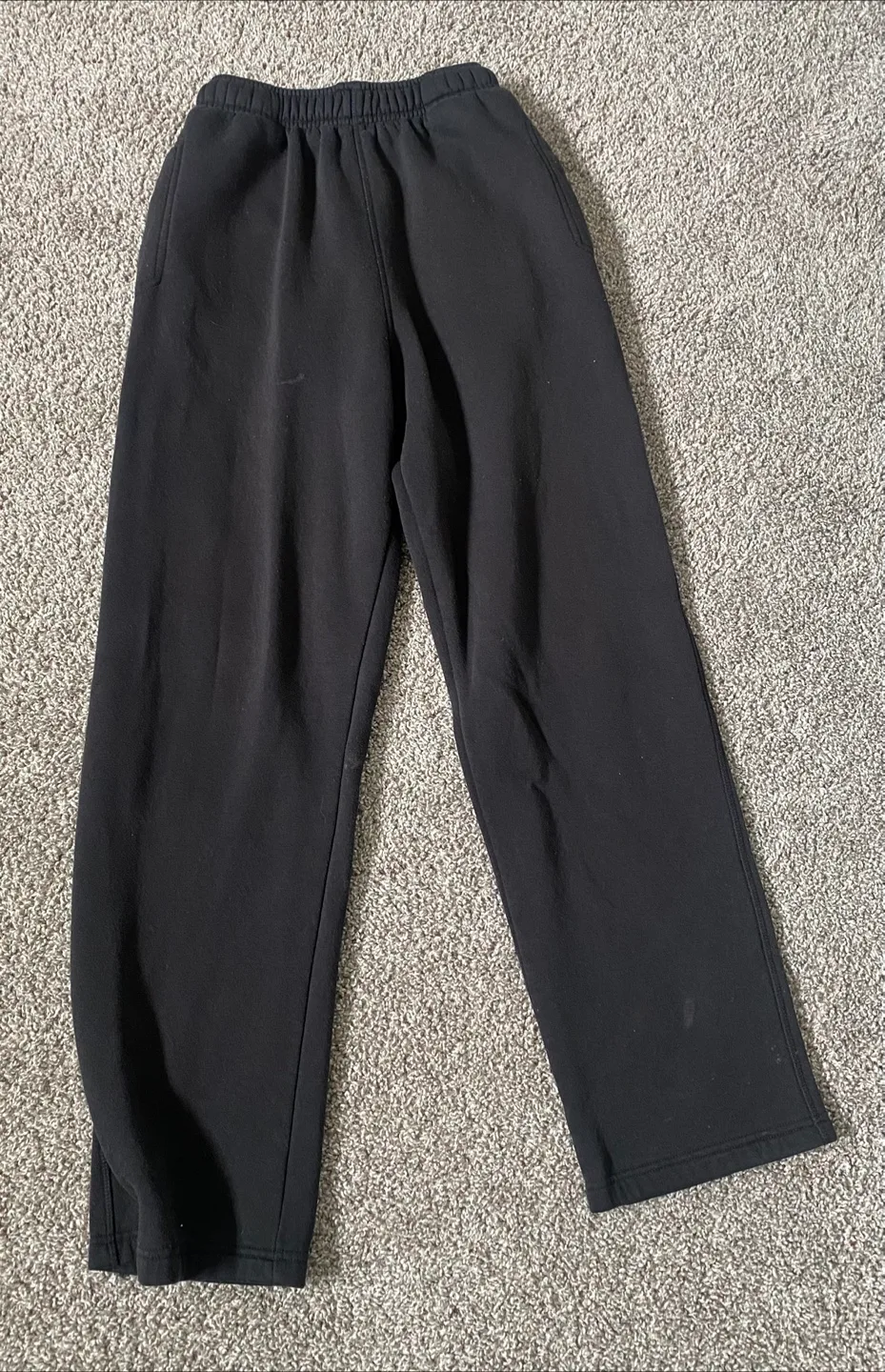 Aritzia TNA Cozy Fleece Mega Sweatpants - Black thumbnail