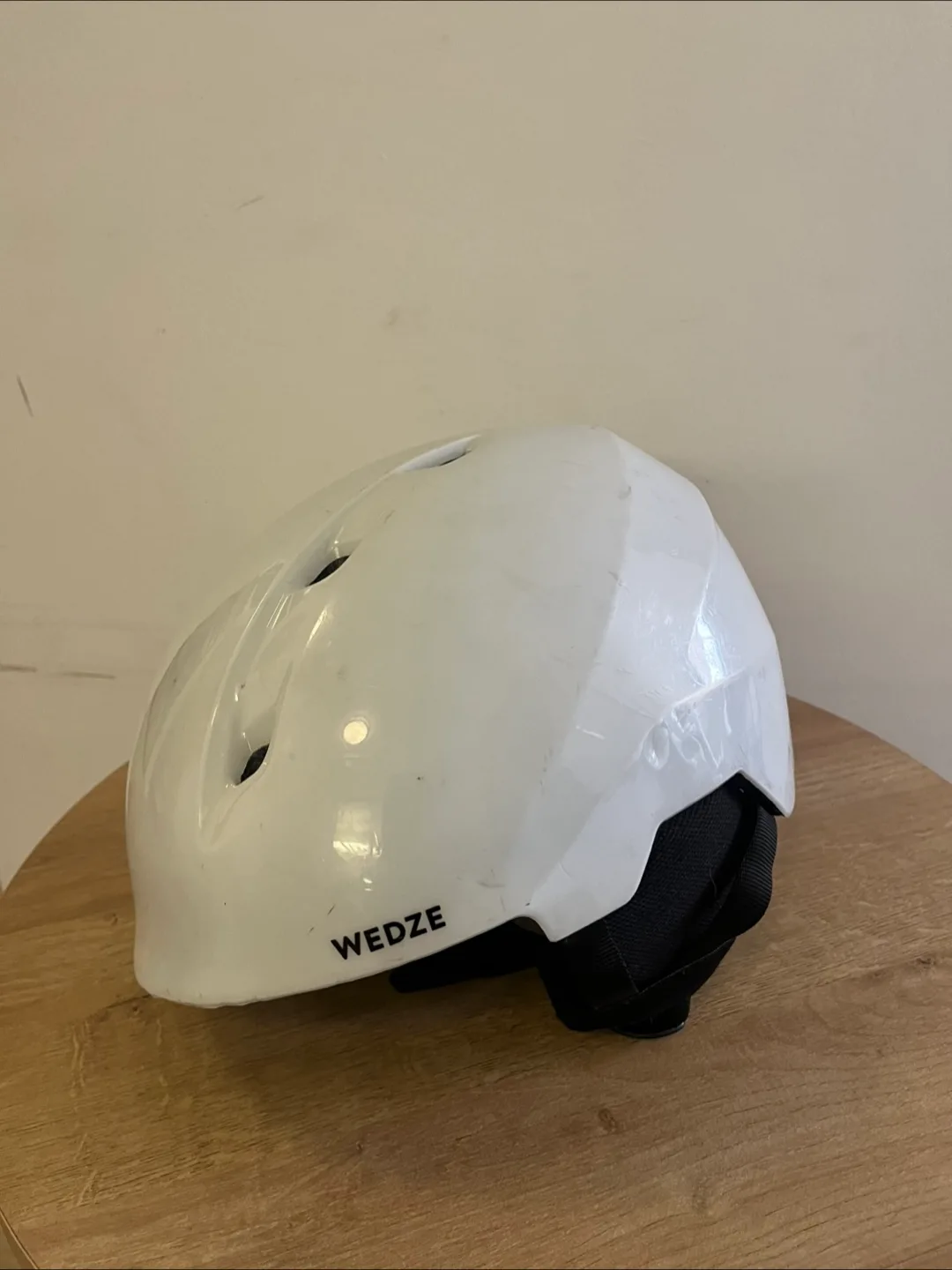 Wedze Ski Helmets- White and light green (sizes M and S) thumbnail