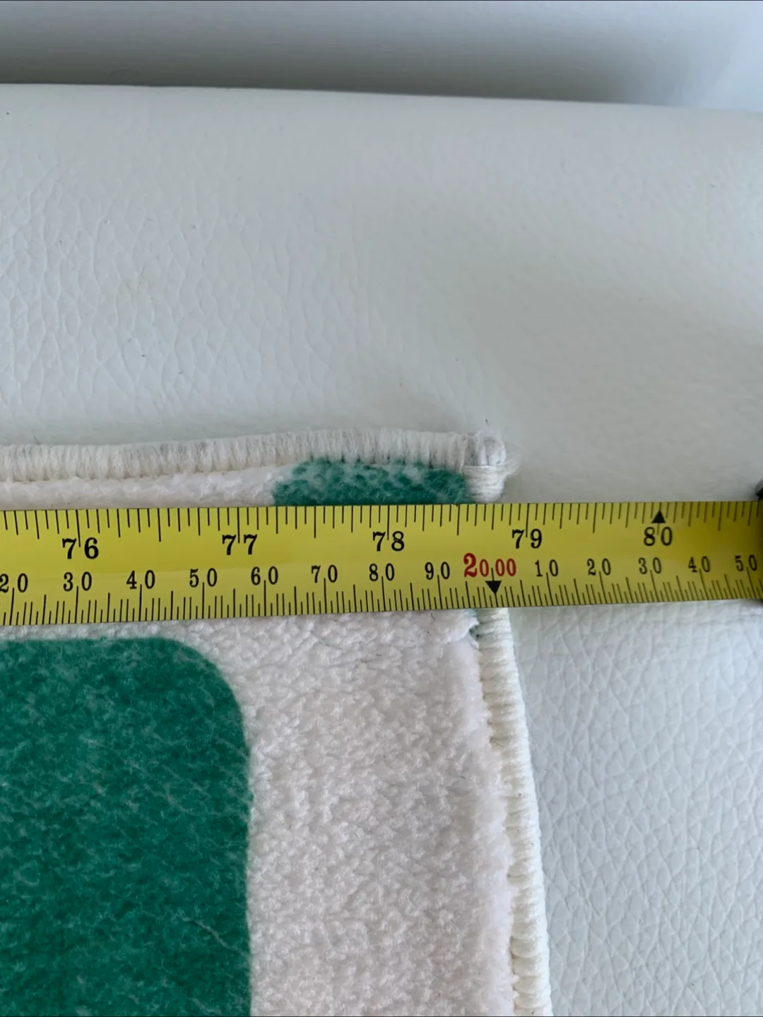 💚☁️SO SOFT! French Retro Green/Cream Geometric Area Rug image indicator(9)