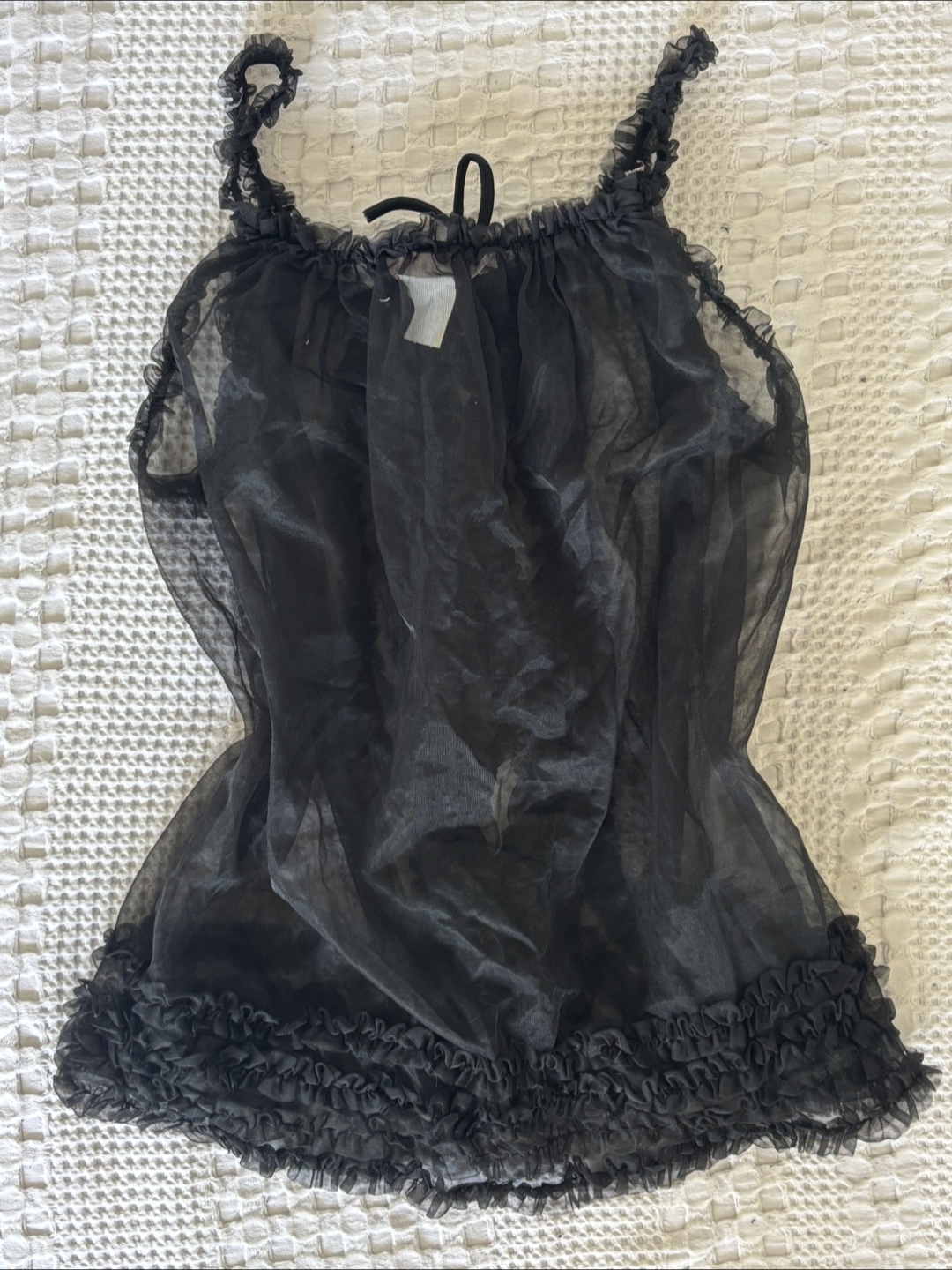 Vintage Slumber Suzy Black Lingerie Top - photo 2