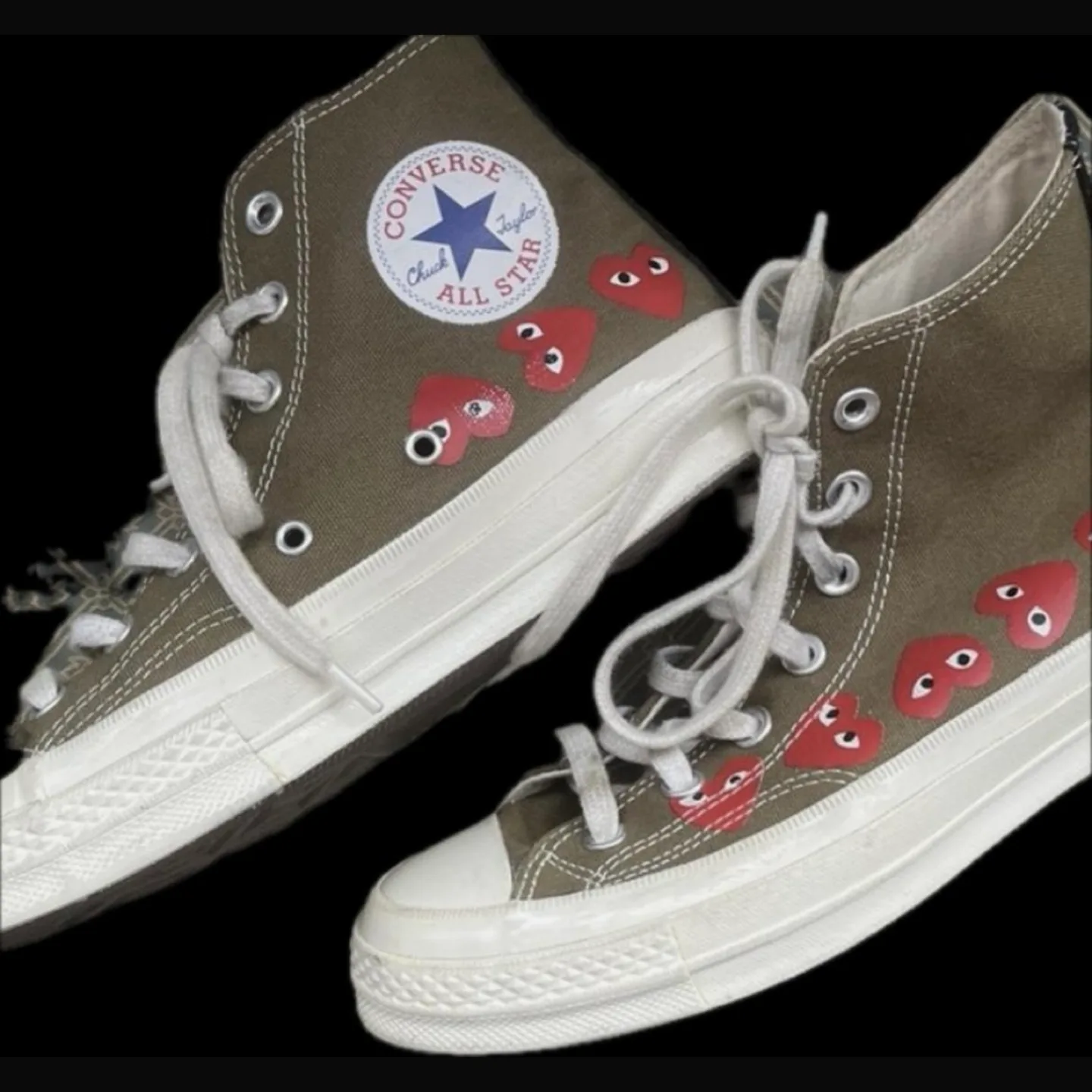 Converse x Comme des Garçons High Top Sneakers thumbnail