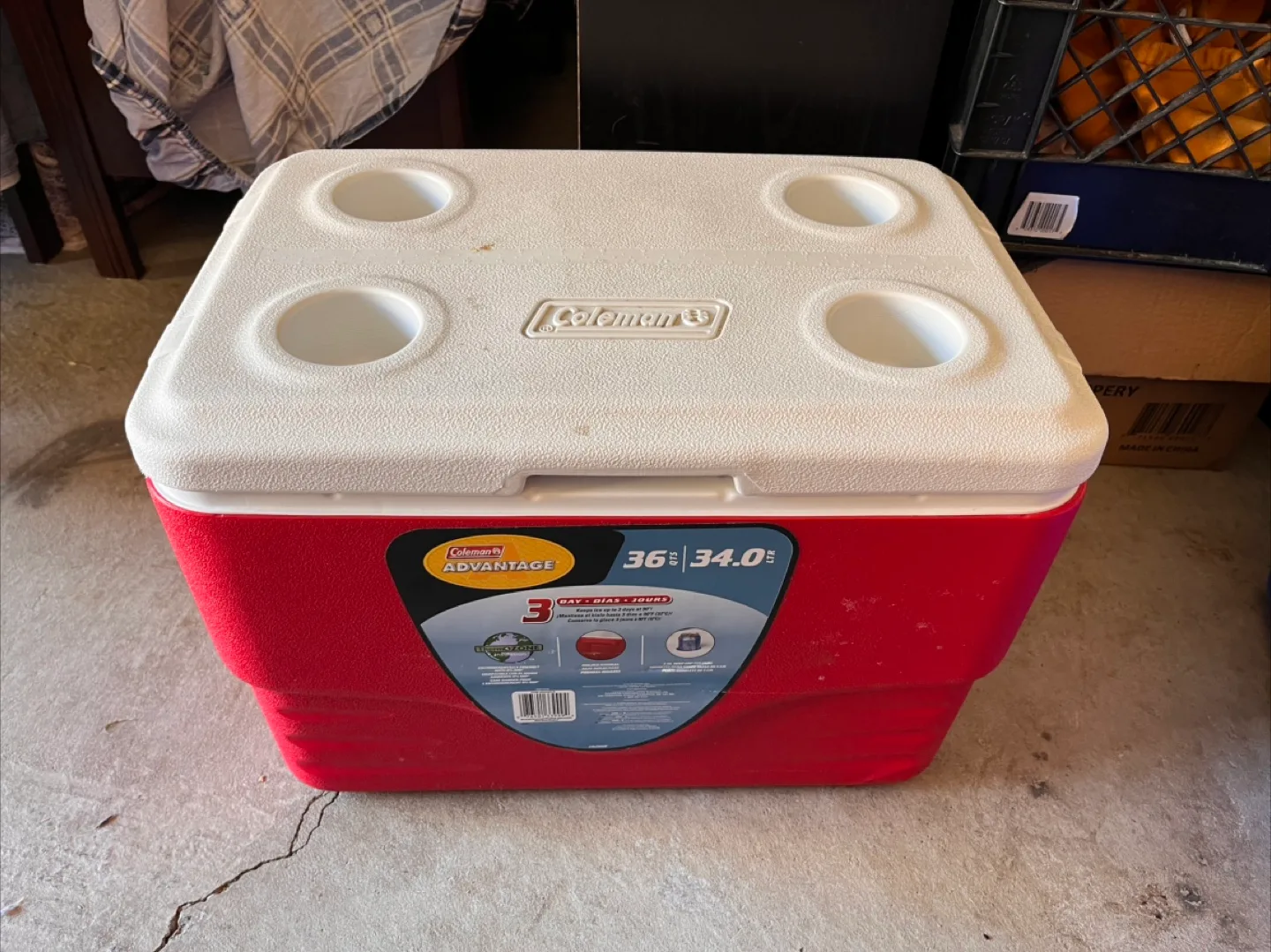 Coleman cooler for sale. thumbnail