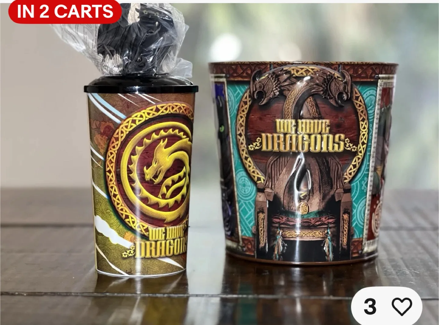 AMC How to Train Your Dragon Popcorn Tin & Tumbler image indicator(2)