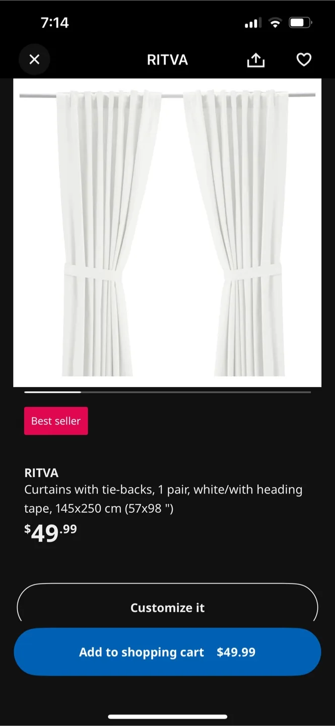 IKEA Curtains image indicator(3)