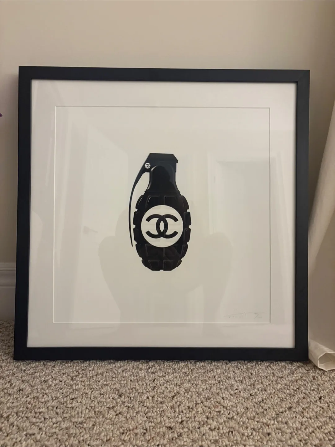 Chanel Grenade Framed Art thumbnail