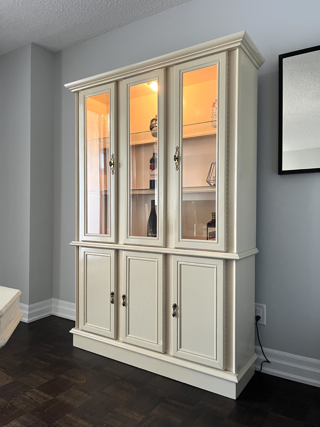 Display Cabinet with Glass Doors