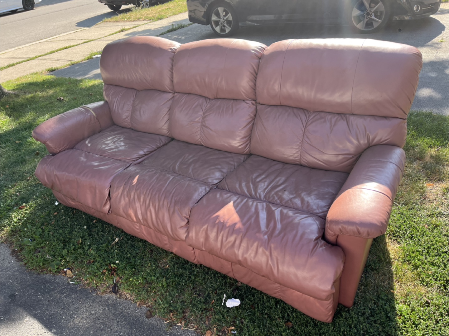Leather Sofa - Good Condition