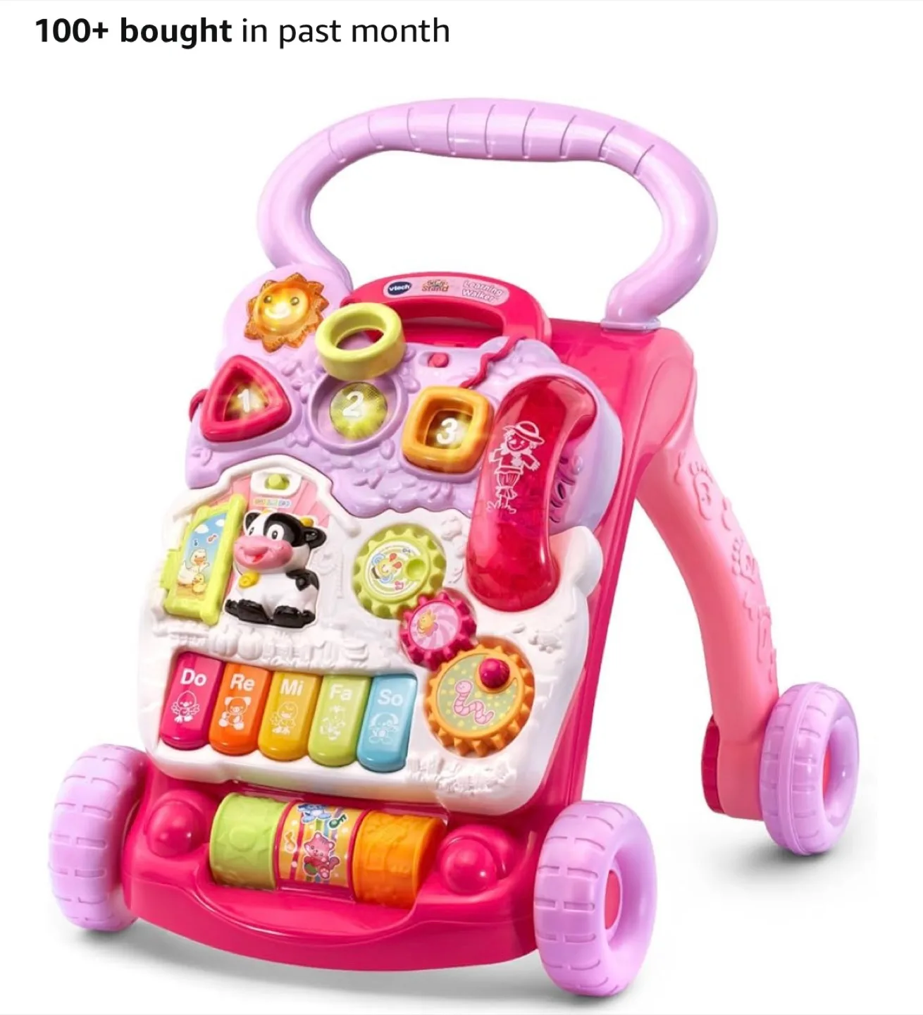 VTech Sit-to-Stand Learning Walker - Pink thumbnail