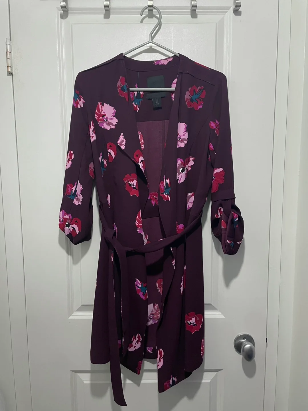 Floral Print Tie Cardigan thumbnail