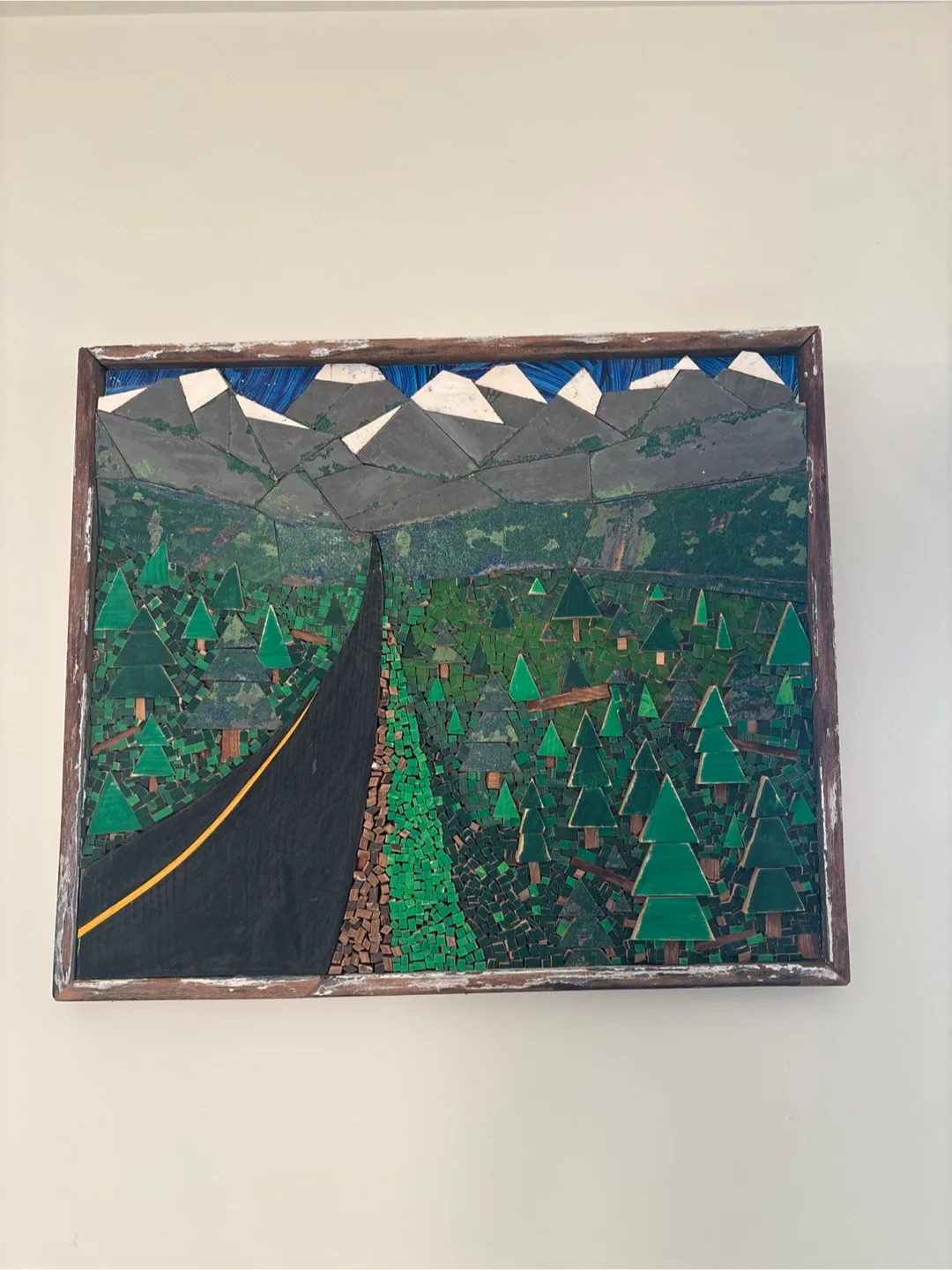 Mosaic Wall Art - "The Open Road" thumbnail