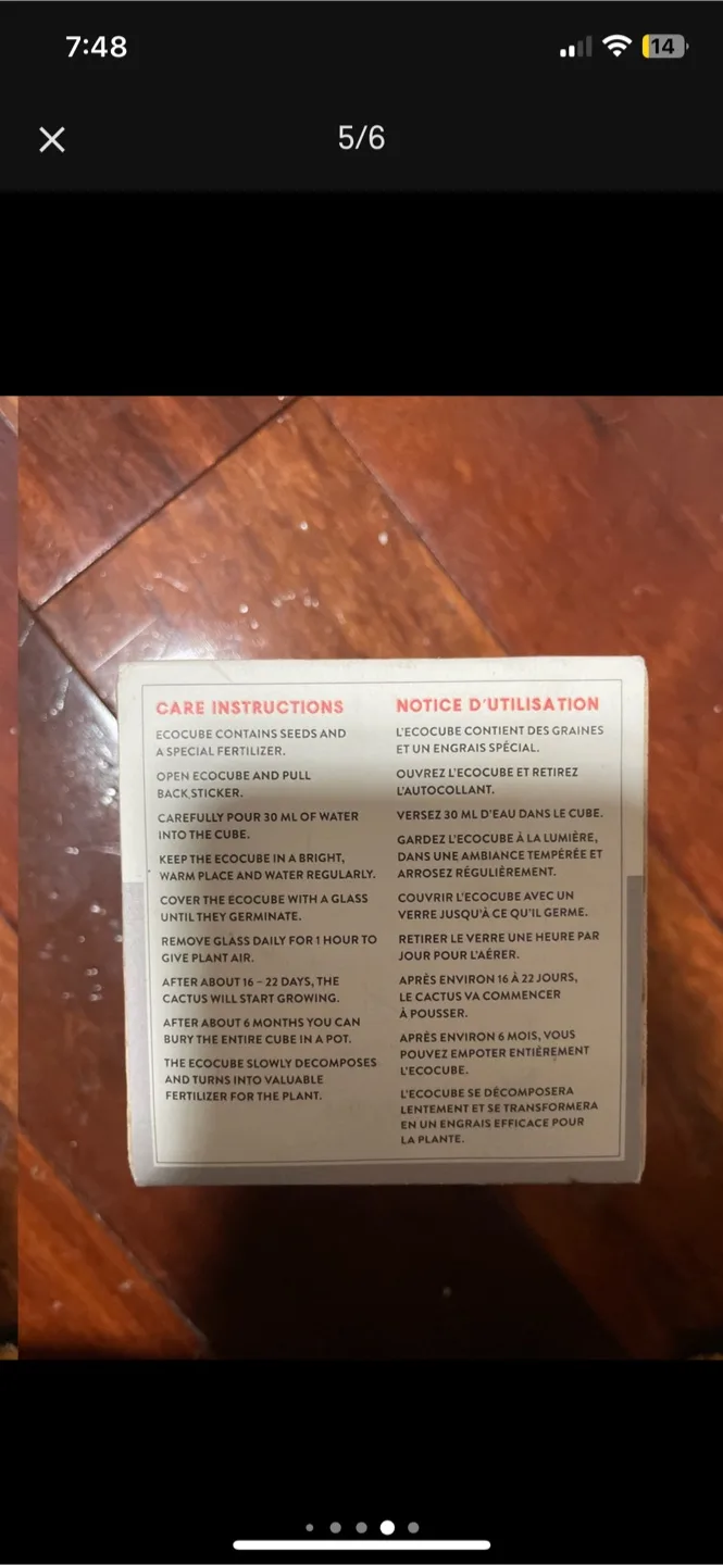 Indigo Ecocube Cactus Grow Kit image indicator(2)