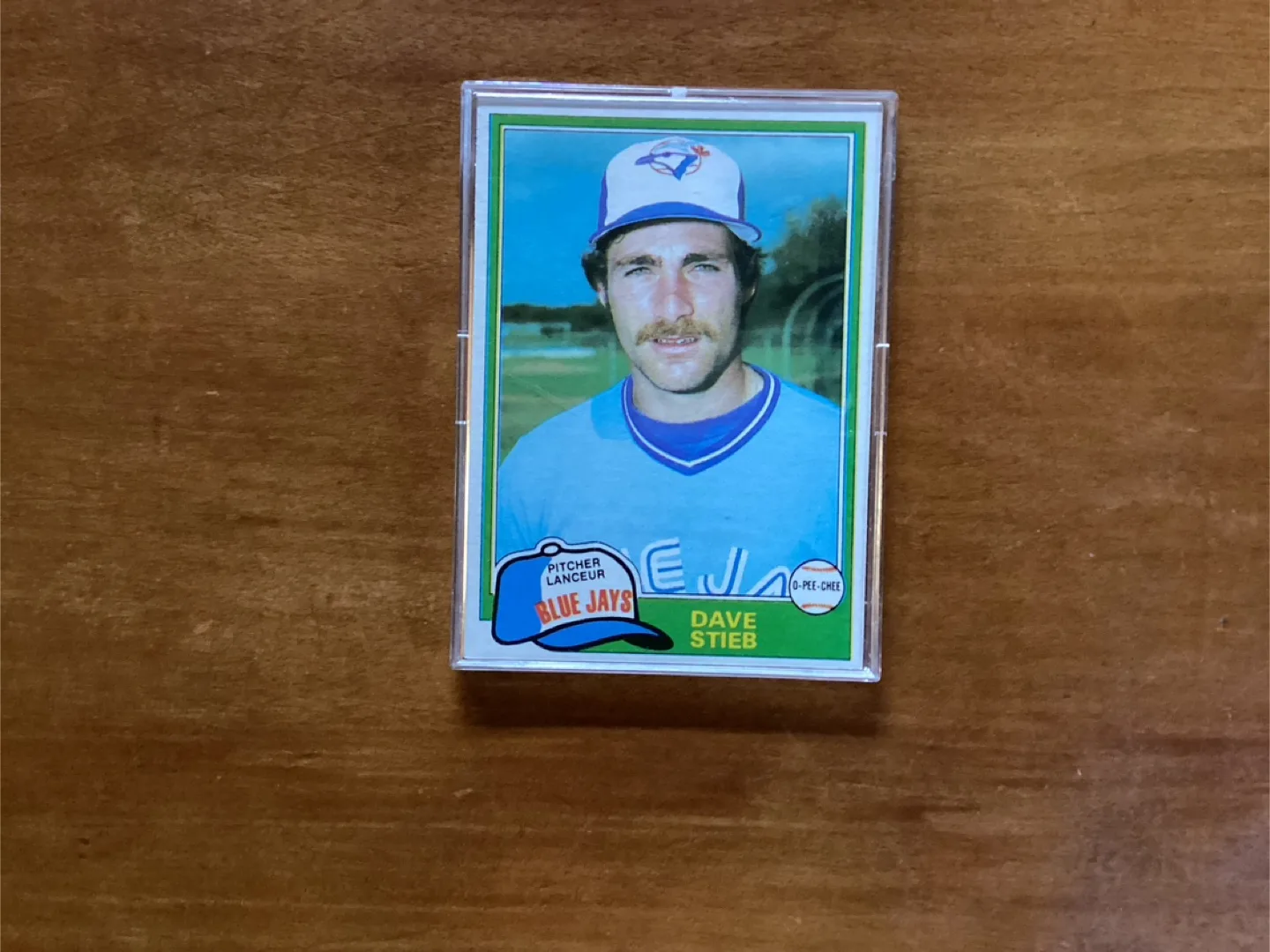 1980 O-PEE-CHEE DAVE STIEB Card #5 TORONTO BLUE JAYS image indicator(3)