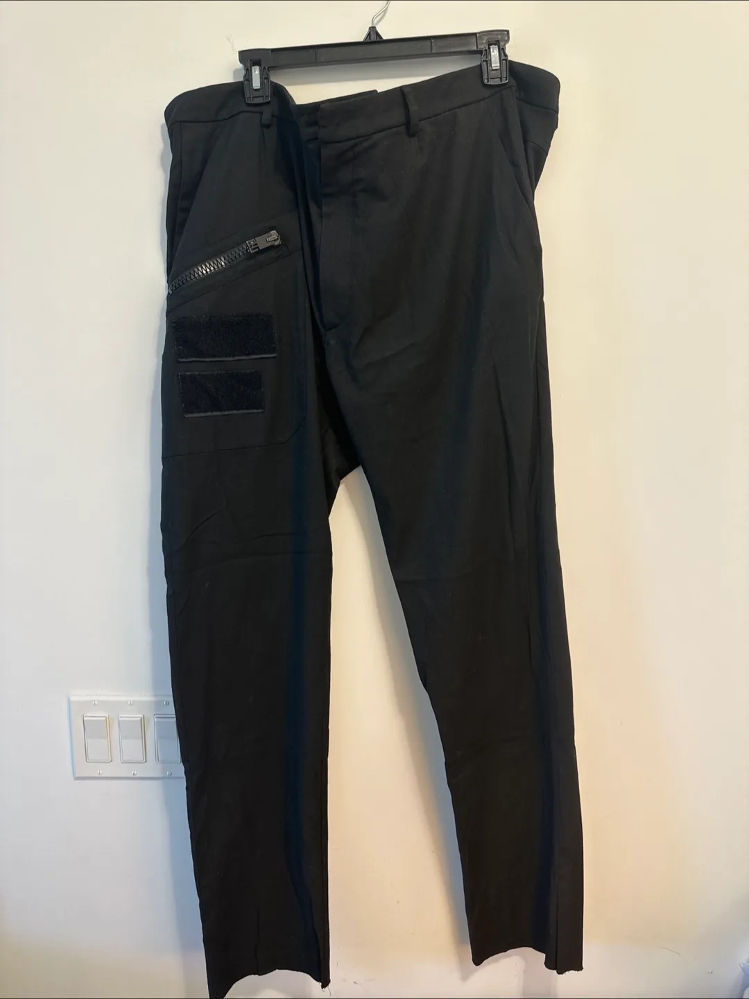 Black Pants with Zipper Pocket thumbnail