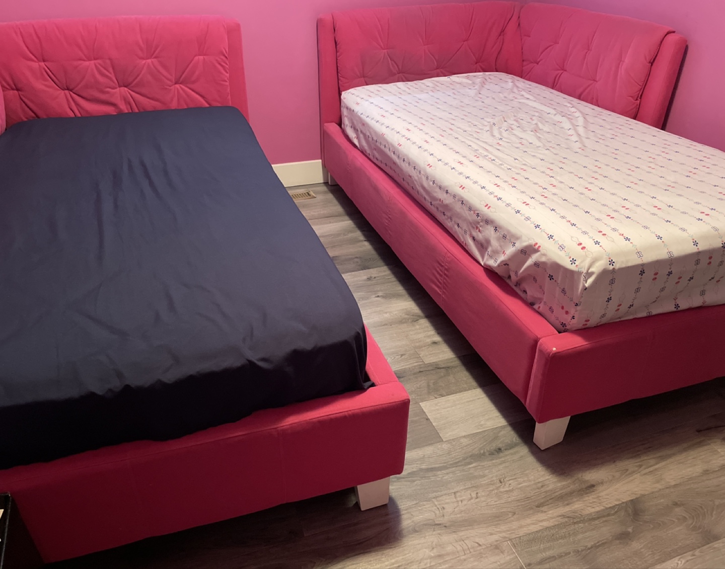 2 Pink Twin Bed Frames - photo 3
