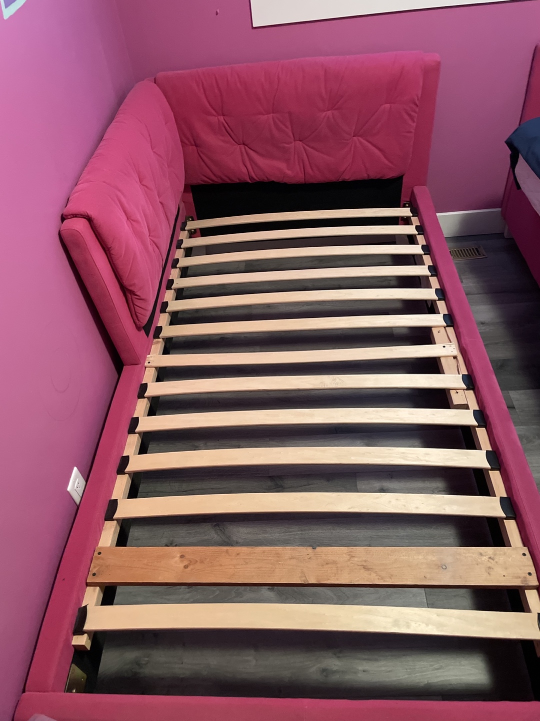 2 Pink Twin Bed Frames - photo 5