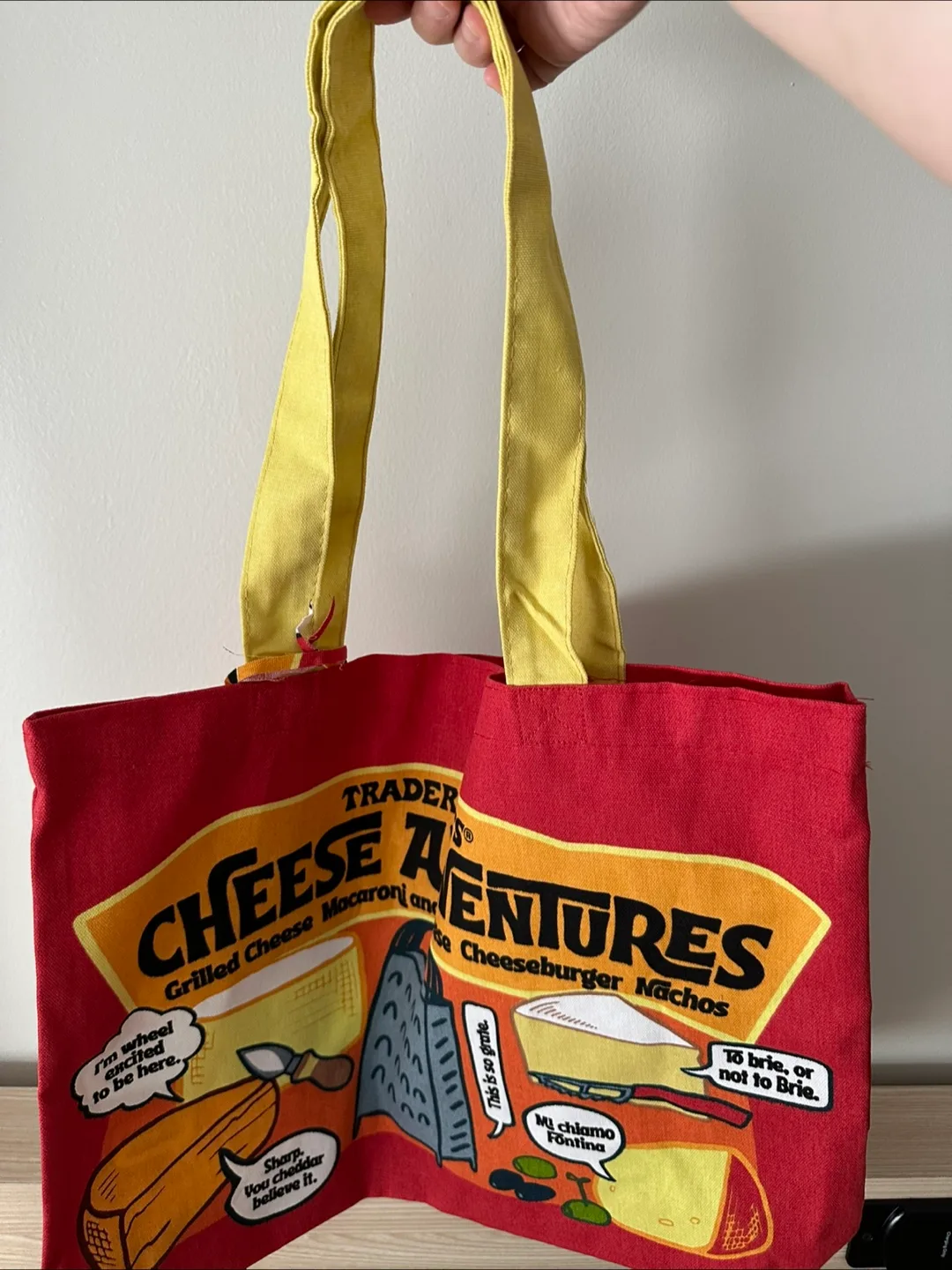 Trader Joe's Cheese Adventures Tote Bag image indicator(3)