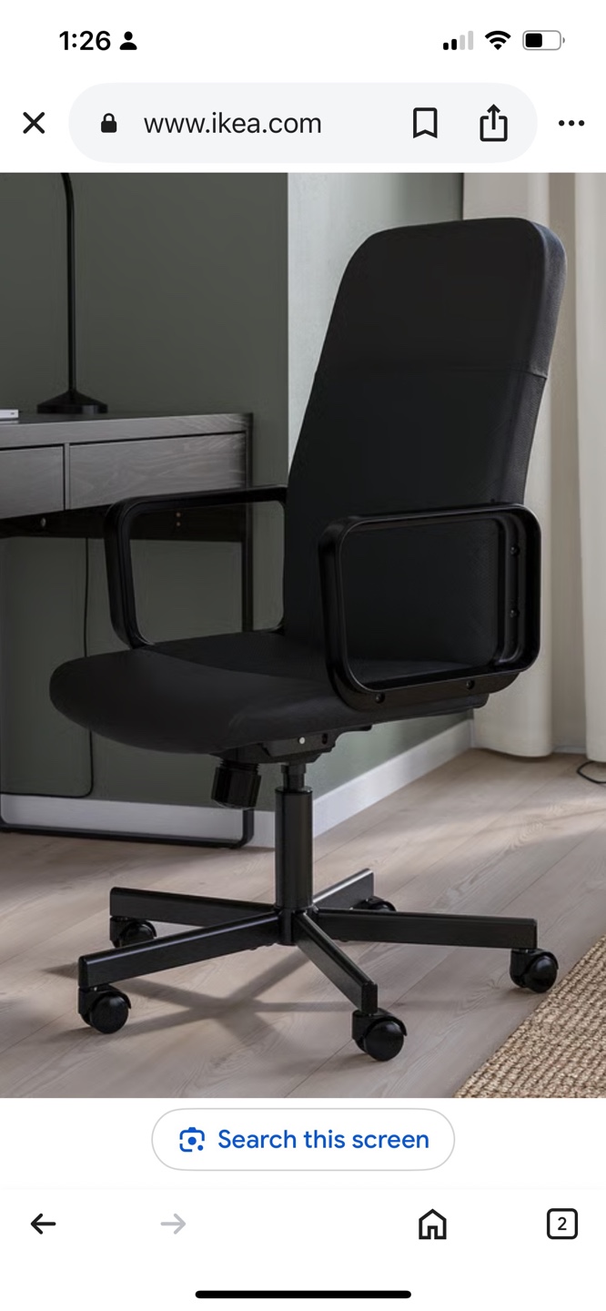 Black Swivel Office Chair - photo 4