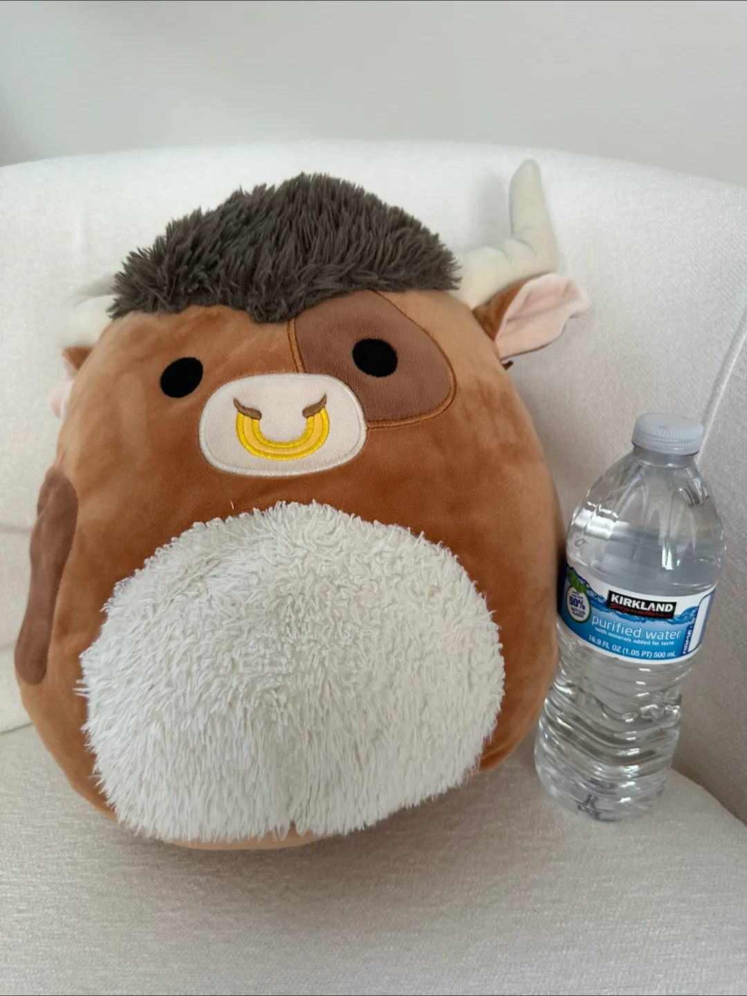 Squishmallows Brown Bull Plush Toy #freecycle thumbnail