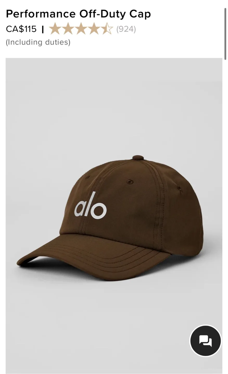 ALO Performance Off-Duty Cap - Black, Brown, Grey image indicator(5)