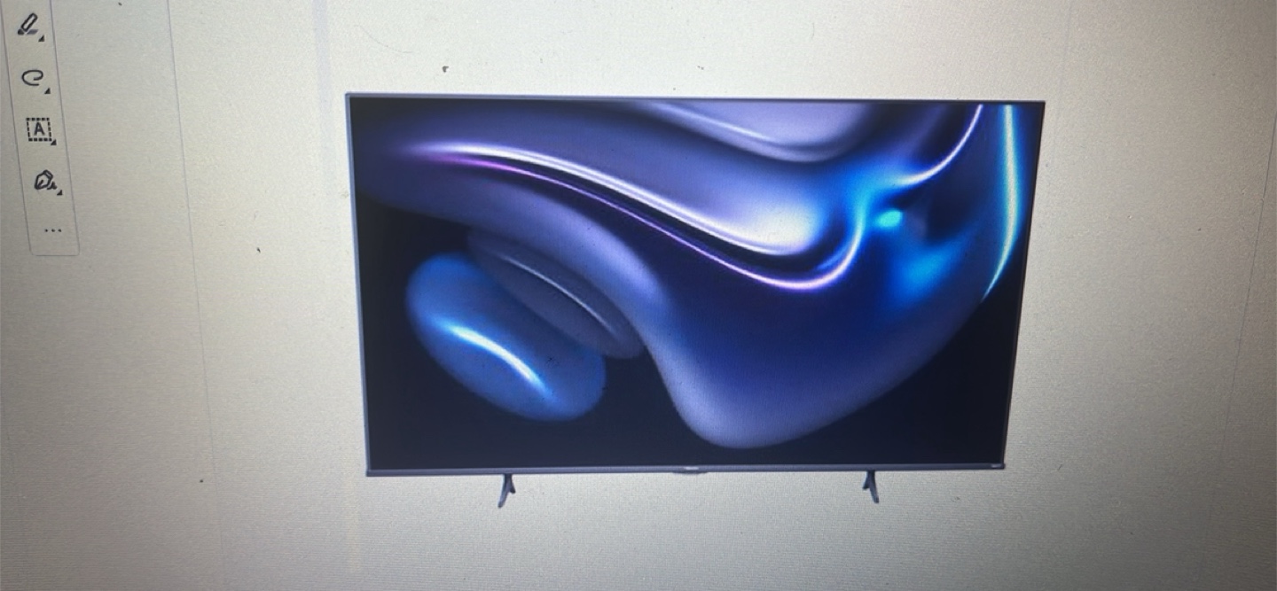 Hisense roku 50” without stand just tv and remote