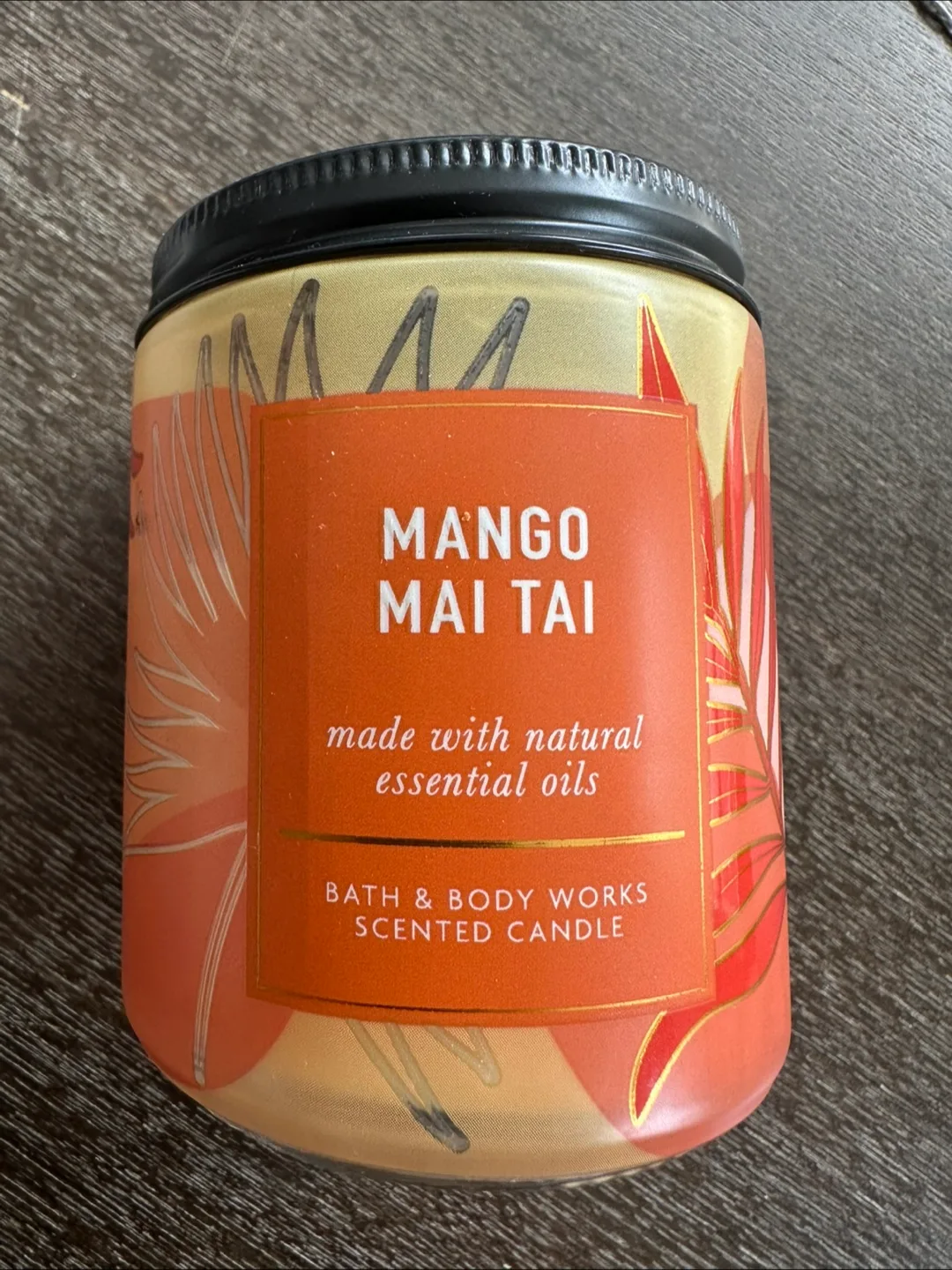 Bath & Body Works Mango  Candle #freecycle thumbnail