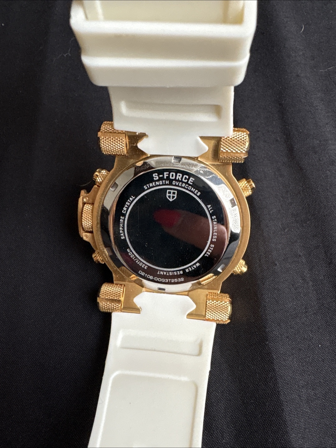 S-Force Gold & White Watch - photo 2