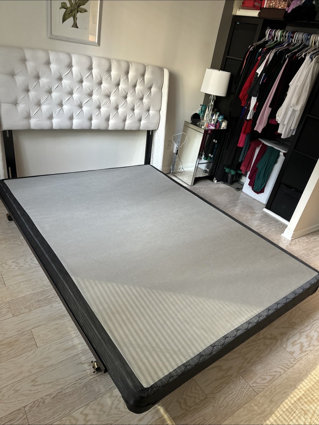 Queen Size Bed Frame and Box spring - photo 4