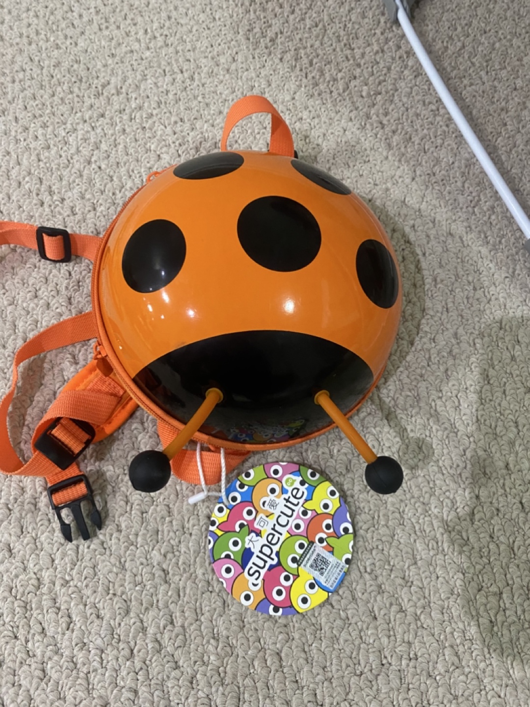 Supercute Ladybug Kids Backpack